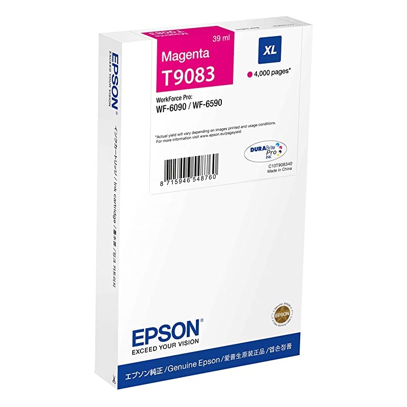 Epson  (T9083) Original Ink cartridge magenta XL (C13T908340)