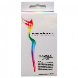 Compatible HP  (963XL) Ink cartridge cyan (3JA27AE)