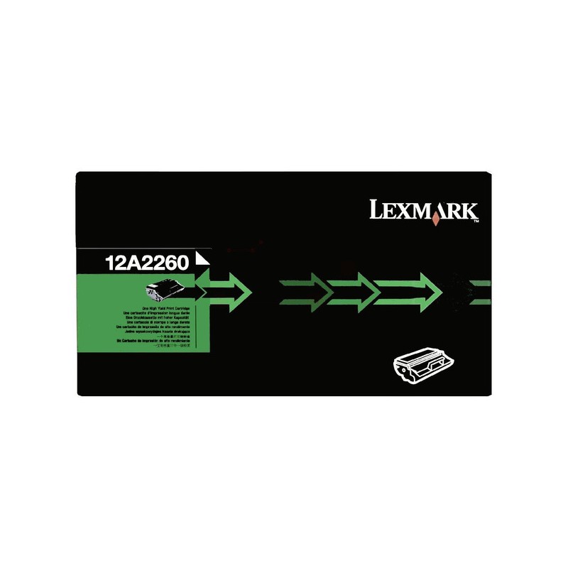 Lexmark Original Toner cartridge black remanufactured (12A2260)