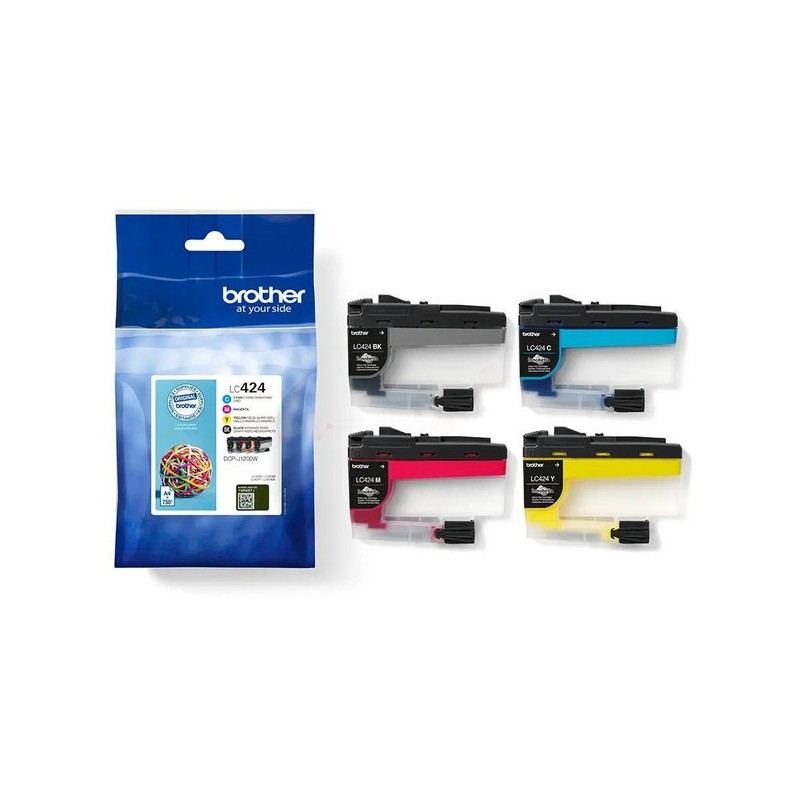 Brother Original Ink cartridge multi pack Bk,C,M,Y (LC-424VAL)
