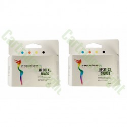 HP (301XL) Compatible cartridge black and color multipack HP (301XL) Compatible cartridge black and color multipack