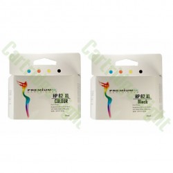 HP (62XL) Compatible cartridge multi pack black + color