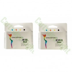 HP  (338XL+343XL) Compatible  cartridge multi pack black + color