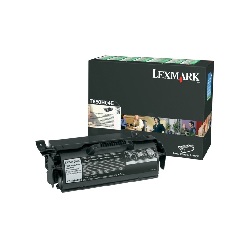 Lexmark Original Toner cartridge black return program for Etikettes (T650H04E)