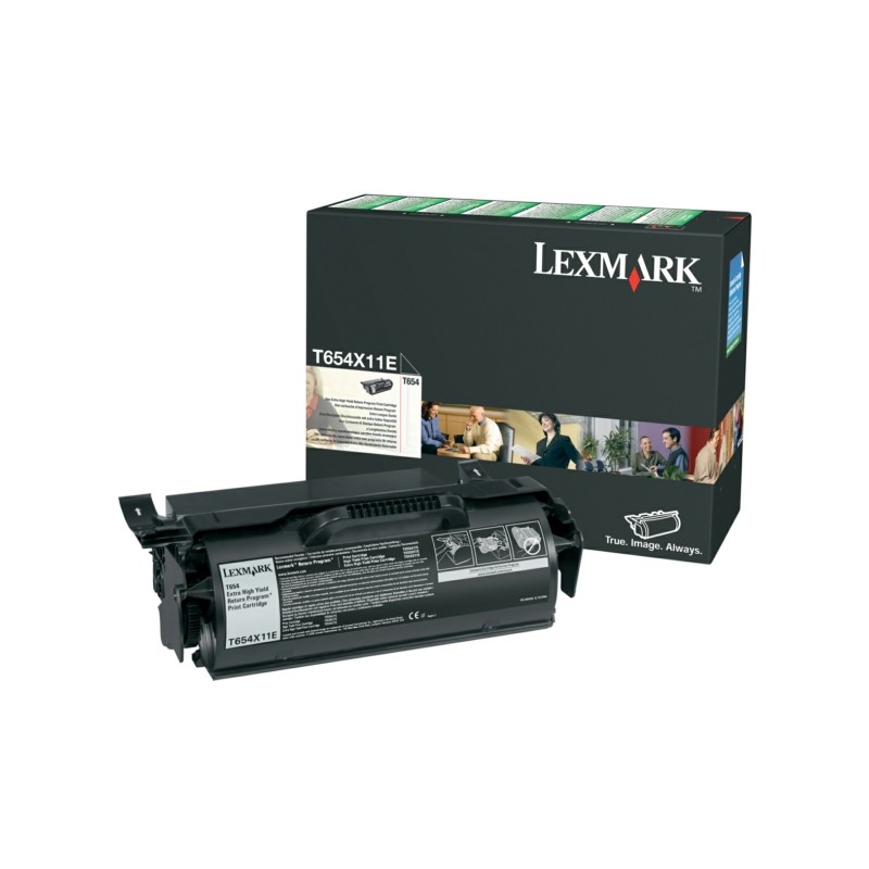 Lexmark Original Toner cartridge black extra High-Capacity return program (T654X11E)