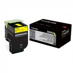 Lexmark  (800X4) Original Toner-kit yellow extra High-Capacity (80C0X40)
