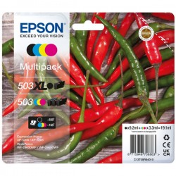 Epson  (503XL/503) Original Ink cartridge multi pack Bk,C,M,Y (C13T09R94010)