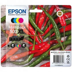 Epson  (503XL) Original Ink cartridge multi pack Bk,C,M,Y high-capacity (C13T09R64010)