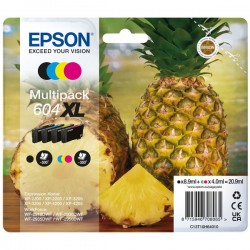 Epson  (604XL) Original Ink cartridge multi pack Bk,C,M,Y high-capacity (C13T10H64010)