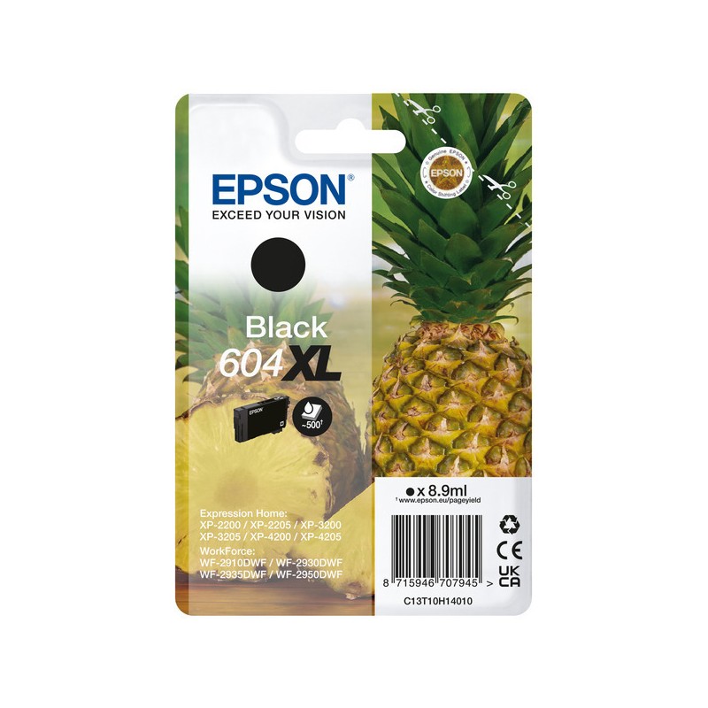 Epson  (604XL) Original Ink cartridge black high-capacity (C13T10H14010)