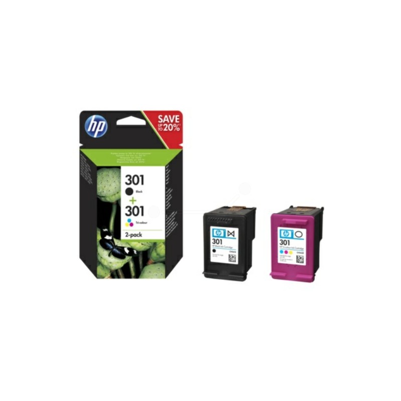 HP  (301) Original Printhead cartridge multi pack black + color (N9J72AE)