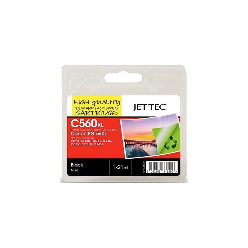 Canon  (PG-560XXL) Compatible Printhead cartridge black - 21ml