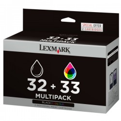 Lexmark  (32+33) Original Printhead cartridge multi pack black + color (80D2951)