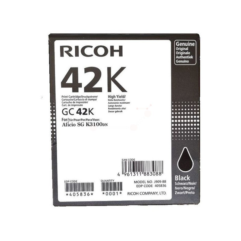 NRG  (GC-42 K) Original Gel cartridge black (405836)