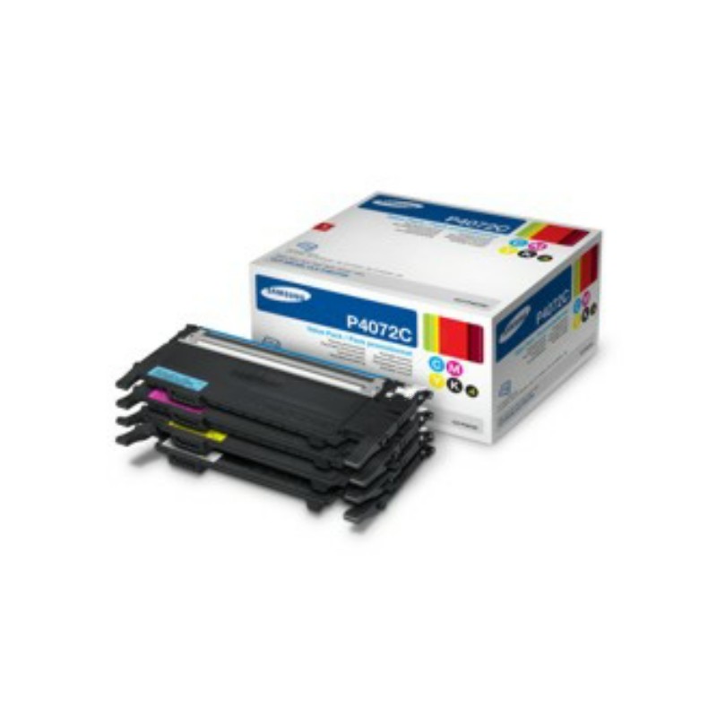 Samsung  (P4072C) Original Toner Value-Kit (Bk,C,M,Y) (CLT-P4072C/ELS)