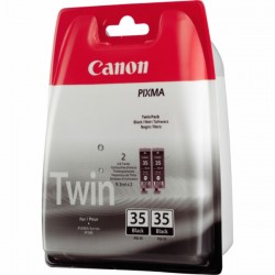 Canon  (PGI-35 BK) Original Ink cartridge black twin pack (1509B029)