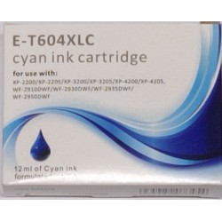 Epson (604XL) Compatible Ink cartridge cyan high-capacity (C13T10H24010) Epson (604XL) Compatible Ink cartridge cyan high-capacity (C13T10H24010)