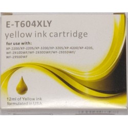 Epson (604XL) Compatible Ink cartridge yellow high-capacity (C13T10H44010) Epson (604XL) Compatible Ink cartridge yellow high-capacity (C13T10H44010)