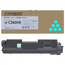 Ricoh  (SPC360HE) Original Toner-kit cyan high-capacity (408185)