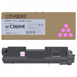 Ricoh  (SPC360HE) Original Toner-kit magenta high-capacity (408186)