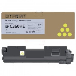 Ricoh  (SPC360HE) Original Toner-kit yellow high-capacity (408187)