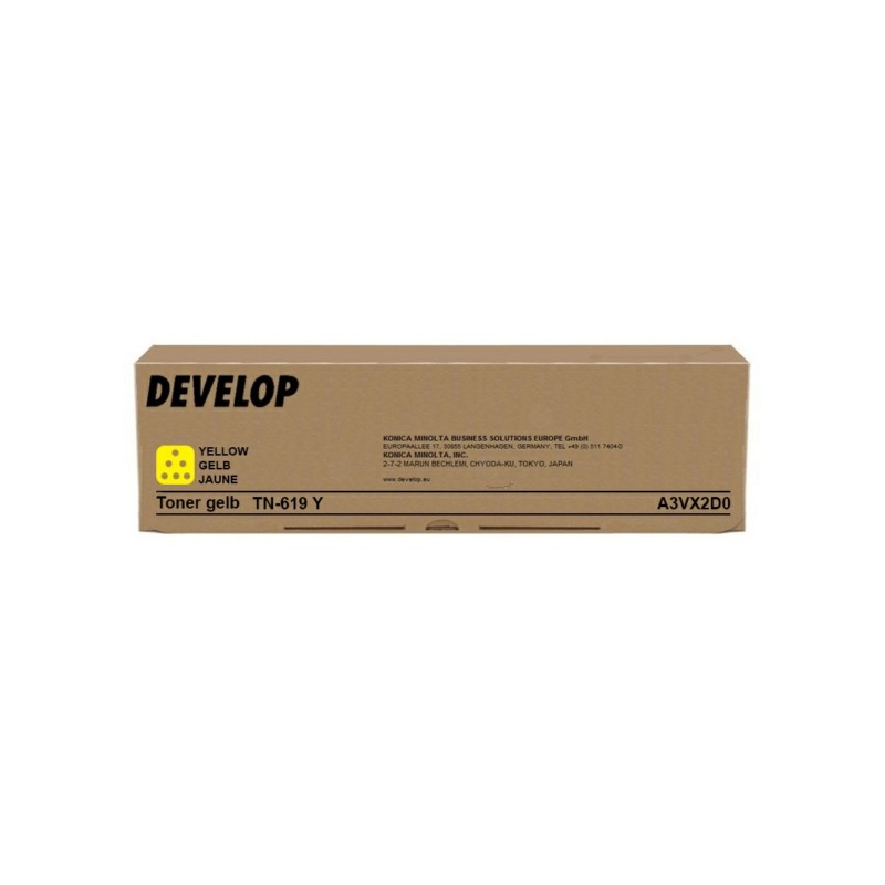 Develop  (TN-619 Y) Original Toner yellow (A3VX2D0)