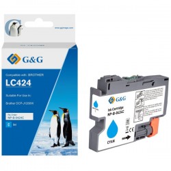 Brother  (LC424C) Compatible Ink cartridge cyan(11513425)