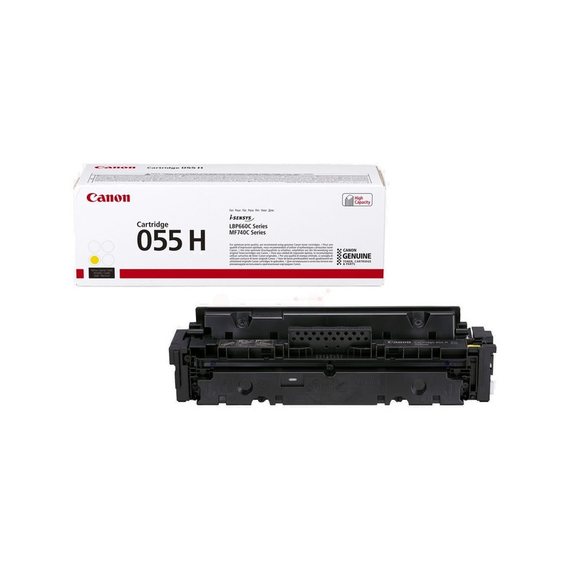 Canon  (055 H) Original Toner cartridge yellow (3017C002)