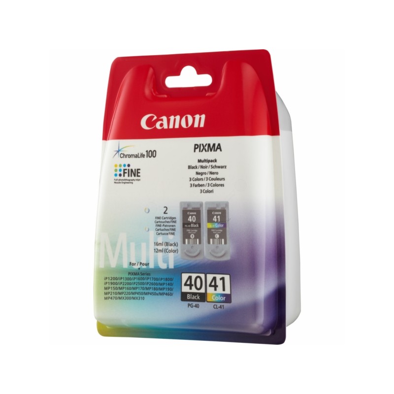 Canon  (PG-40+CL-41) Original Printhead cartridge multi pack black + color (0615B036)