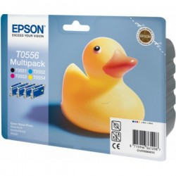 Epson  (T0556) Original Ink cartridge multi pack Bk,C,M,Y (C13T05564010)