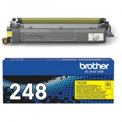 Brother (TN-248XLY) Compatible Hi Yld Toner-kit Yellow
