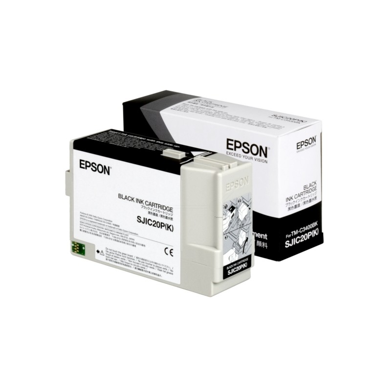 Epson  (SJIC-20-P-(K)) Original Ink cartridge black (C33S020490)