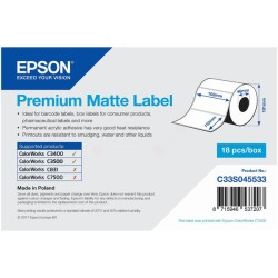 Epson Original Format-etikettes matt die-cut 102mm x 152mm (C33S045533)