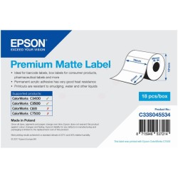 Epson Original Format-etikettes die-cut 76mm x 51mm (C33S045534)