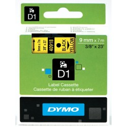 Dymo  (S0720730) Original DirectLabel-etikettes black on yellow (40918)