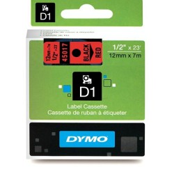 Dymo  (S0720570) Original DirectLabel-etikettes black on red (45017)