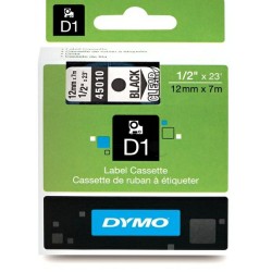 Dymo  (S0720500) Original DirectLabel-etikettes black on Transparent (45010)