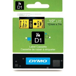 Dymo  (S0720580) Original DirectLabel-etikettes black on yellow (45018)