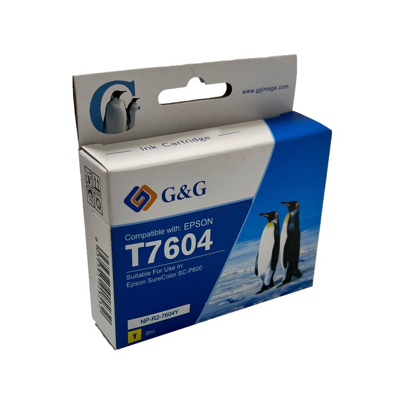 Epson  (T7604) Compatible Ink cartridge yellow(T7604)