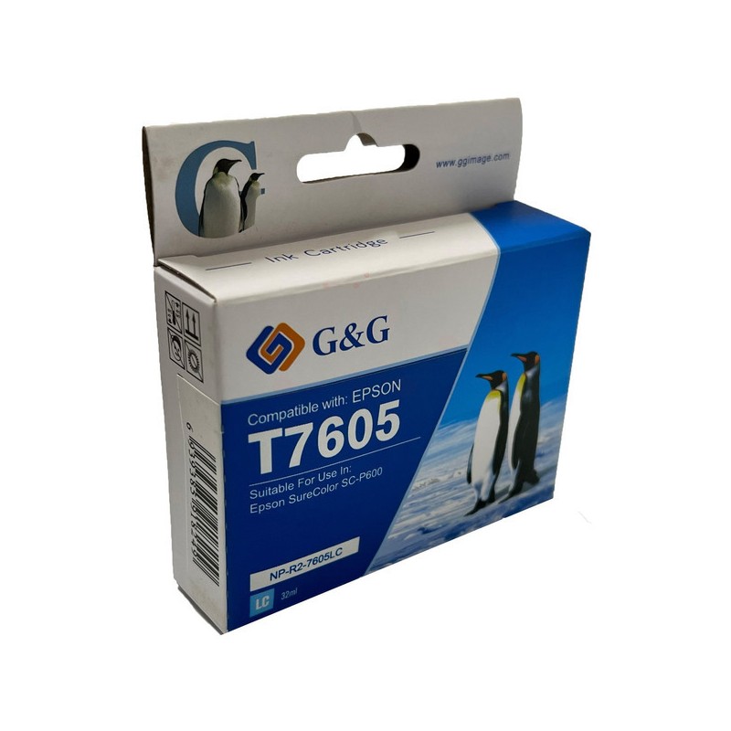 Epson  (T7605) Compatible Ink cartridge light cyan(T7605)