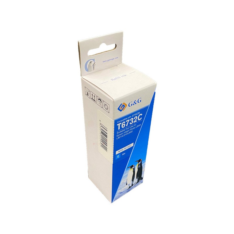 Epson  (T6732) Compatible Ink bottle cyan(T6732)