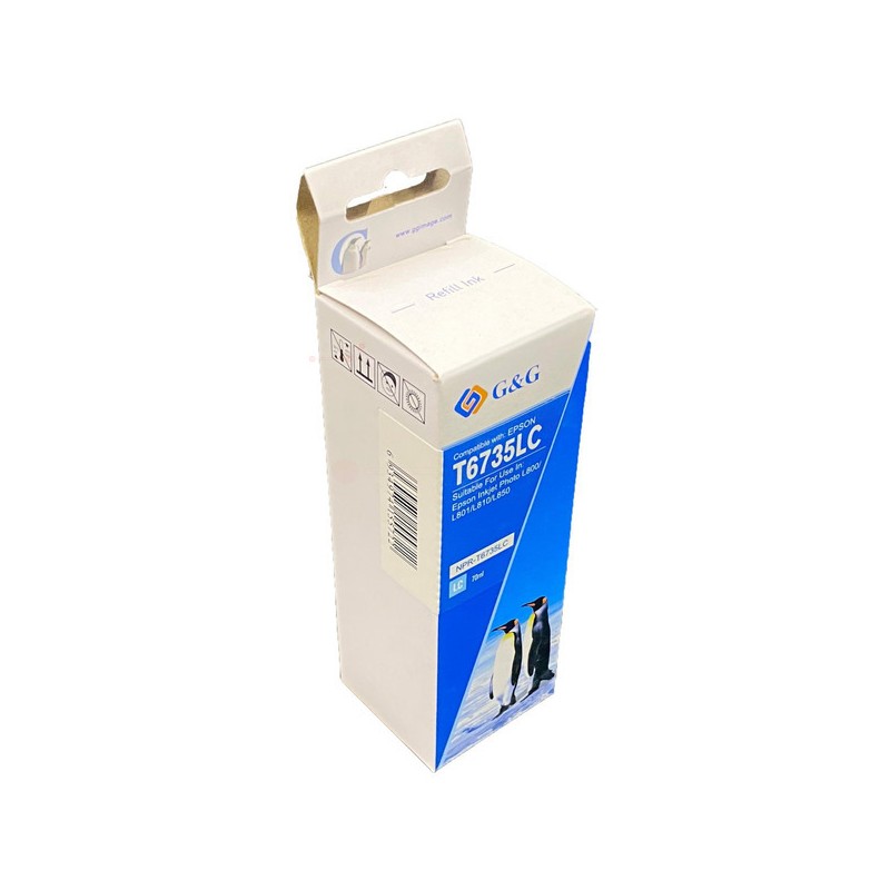 Epson  (T6735) Compatible Ink bottle light cyan(T6735)