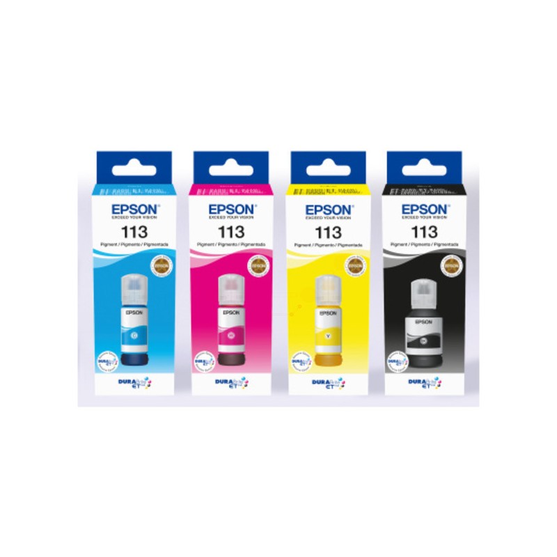 Epson  (113) Original Ink bottle multi pack Bk,C,M,Y (C13T06B640)