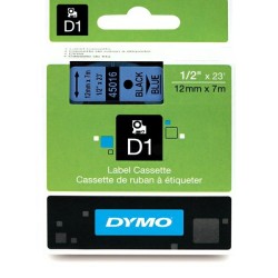 Dymo  (S0720560) Original DirectLabel-etikettes black on blue (45016)