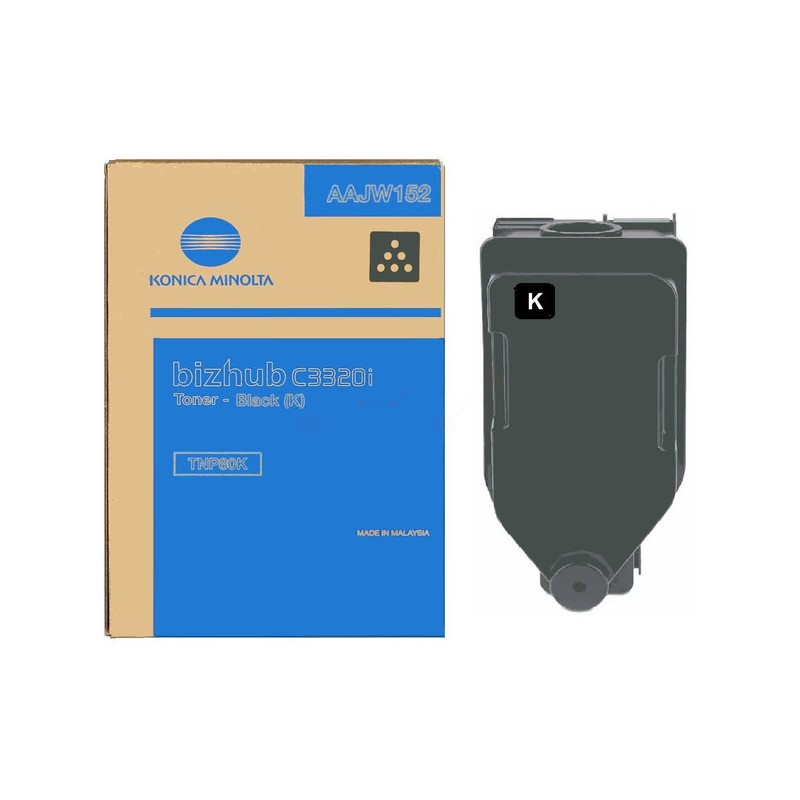 Konica Minolta  (TNP-80 K) Original Toner black (AAJW152)