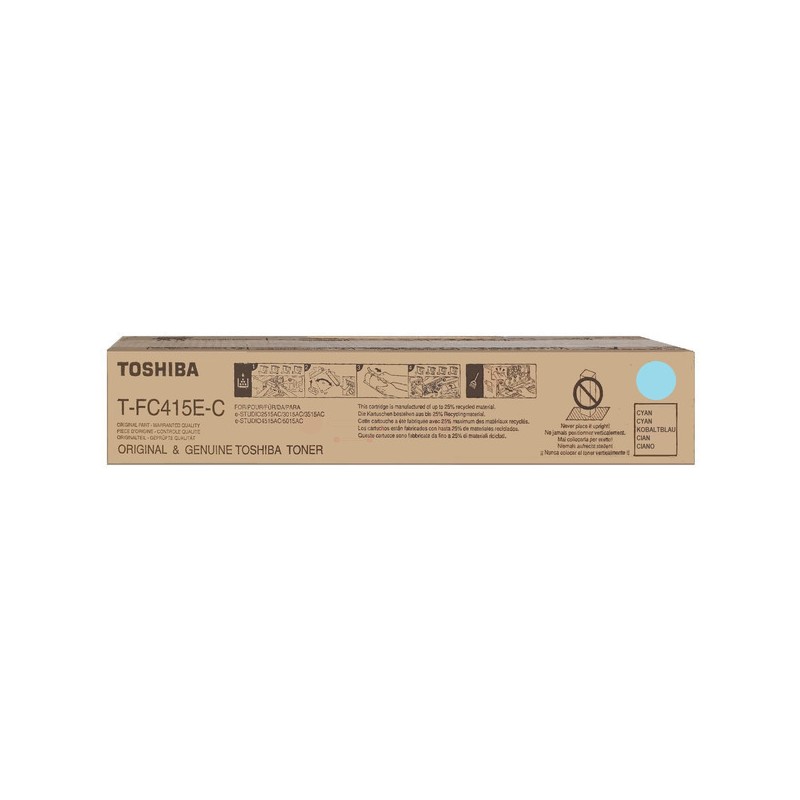 Toshiba  (T-FC 415 EC) Original Toner cyan (6AJ00000172)