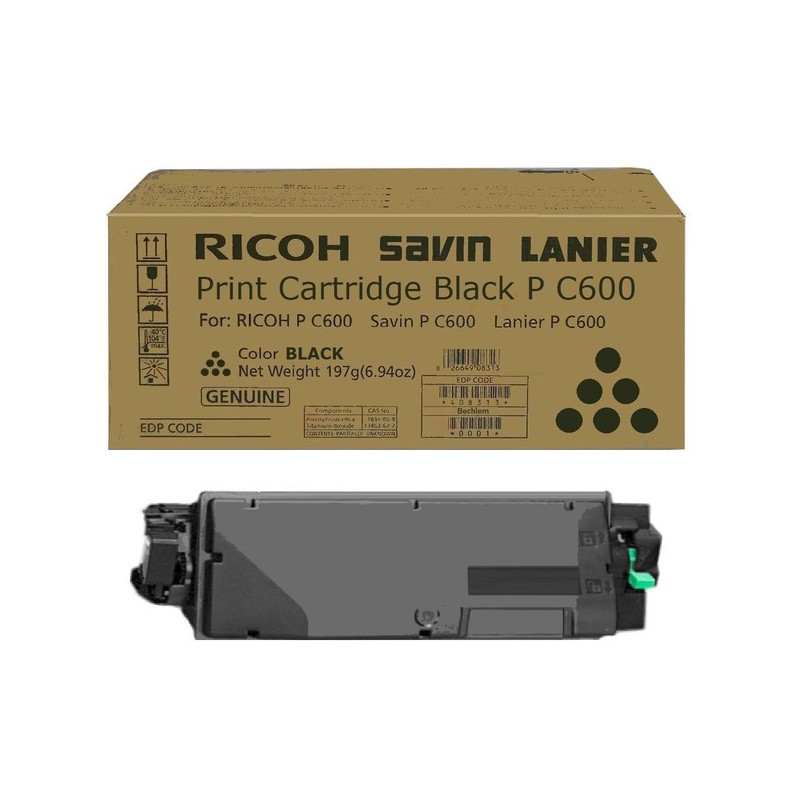Lanier  (P C600) Original Toner-kit black (408314)