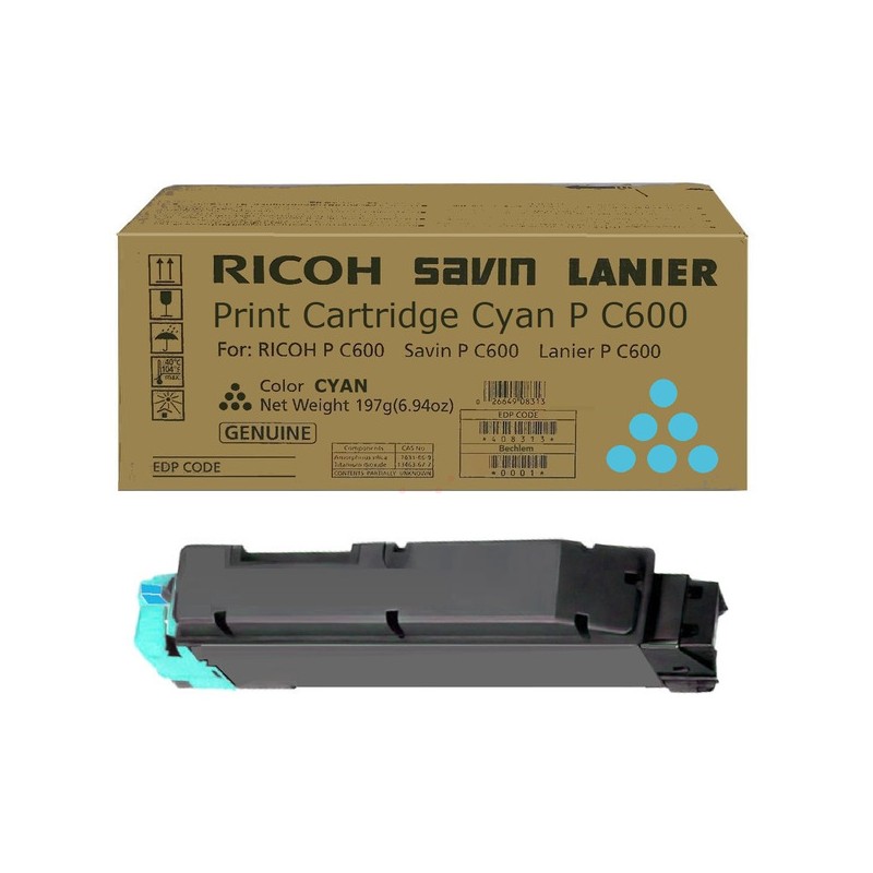Lanier  (P C600) Original Toner-kit cyan (408315)