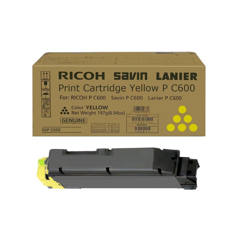 Lanier  (P C600) Original Toner-kit yellow (408317)