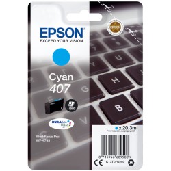 Epson  (407) Original Ink cartridge cyan (C13T07U240)